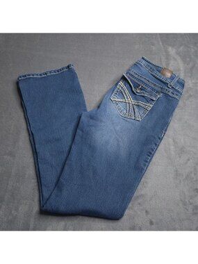 Wallflower Womens Bootcut Jeans 11 The Lucious Curvy Fit Mid Rise Stretch